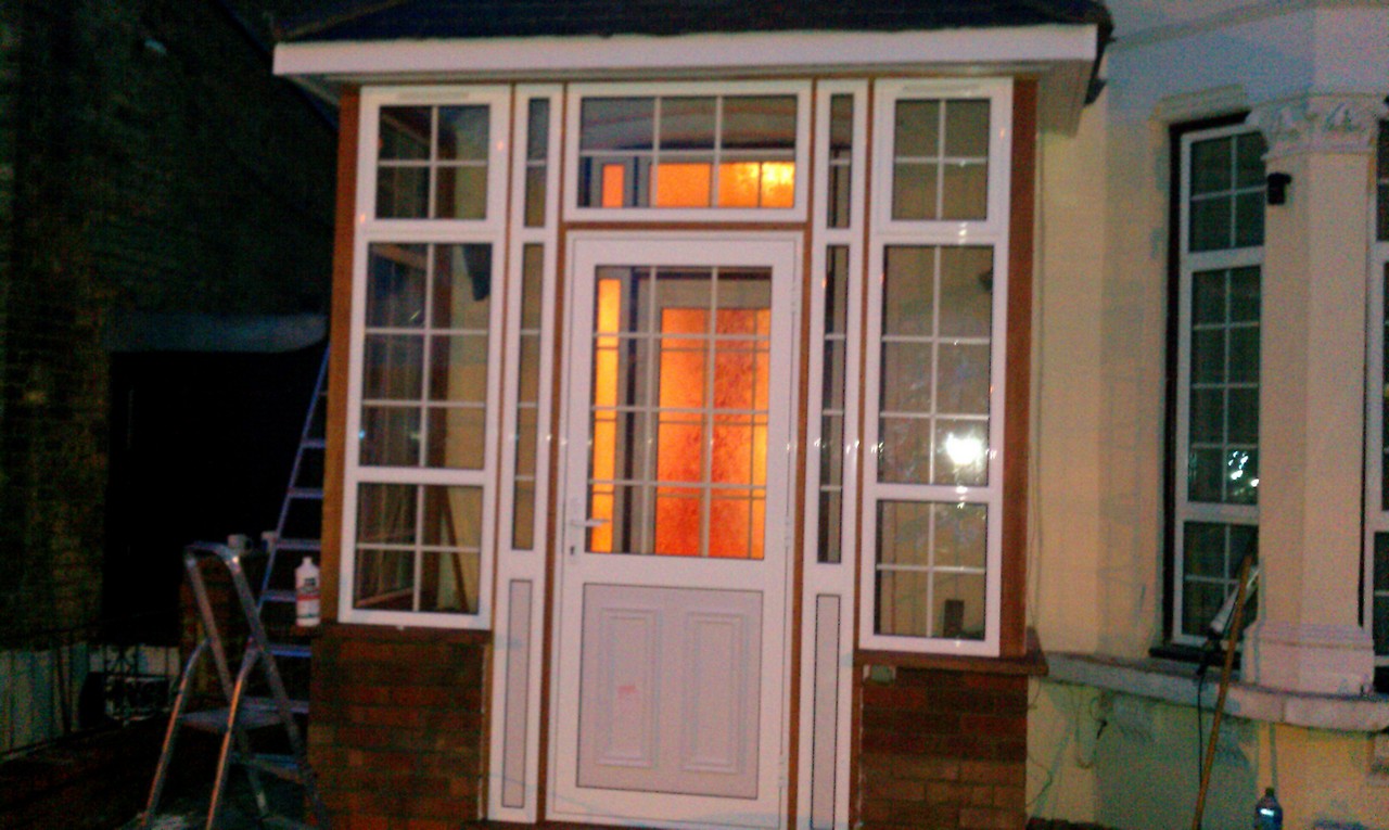 uPVC porch with Georgian bar glazing installed in Belgravia